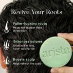 ARxSBx80xSL TopProductBenefits EN 001 arista-stimulating-rosemary-shampoo-bar-main-properties-outlined-lifestyle-hair
