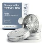 arista shampoo bar box with packaging on white background