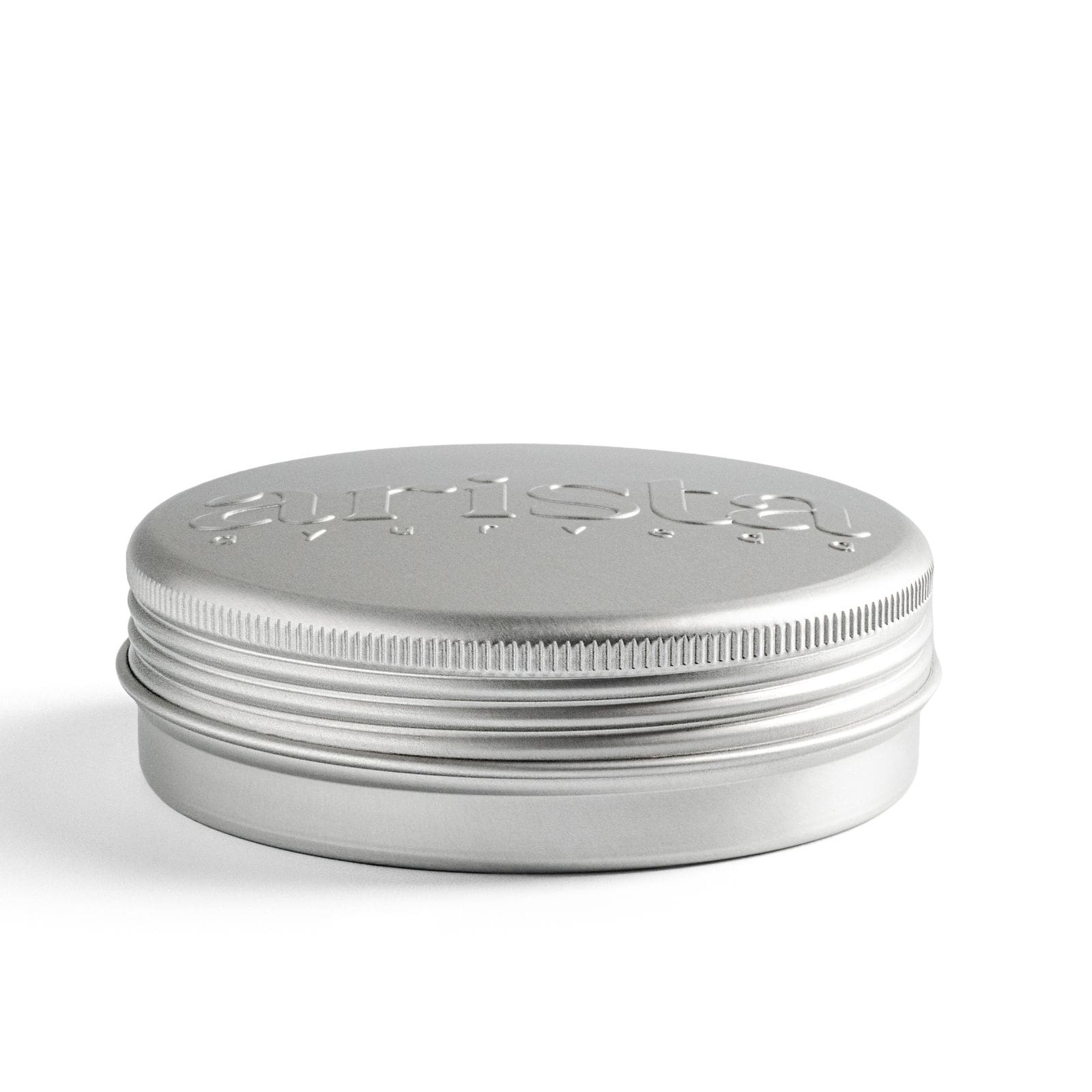 arista aluminium shampoo bar holder tin side view